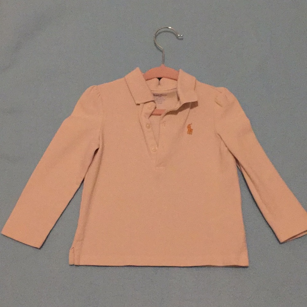 Ralph Lauren long sleeve shirt. 24 months.